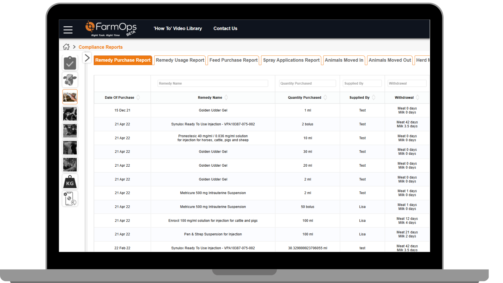 Compliance Reports - Remedy Purchase Report.png